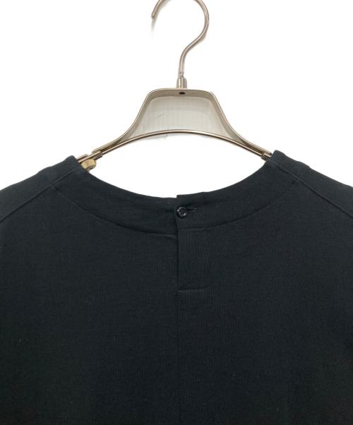 KAGURE（カグレ）kagure (カグレ) 6分袖ストレートカットワンピース ブラック サイズ:FREEの古着・服飾アイテム