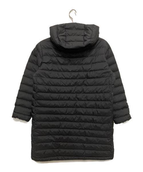 DANTON（ダントン）DANTON (ダントン) NYLON TAFFETA MIDDLE DOWN HOODED COAT/ミドルダウン フード付きコート ブラック サイズ:Ⅿの古着・服飾アイテム