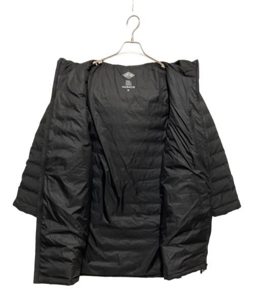 DANTON（ダントン）DANTON (ダントン) NYLON TAFFETA MIDDLE DOWN HOODED COAT/ミドルダウン フード付きコート ブラック サイズ:Ⅿの古着・服飾アイテム