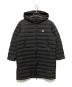 DANTON（ダントン）の古着「NYLON TAFFETA MIDDLE DOWN HOODED COAT/ミドルダウン フード付きコート」｜ブラック
