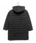 DANTON (ダントン) NYLON TAFFETA MIDDLE DOWN HOODED COAT/ミドルダウン フード付きコート ブラック サイズ:Ⅿ：20000円