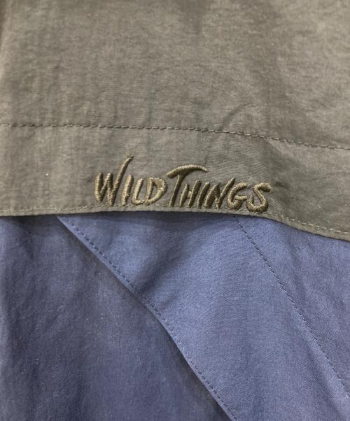 WILD THINGS（ワイルドシングス）WILD THINGS (ワイルドシングス) NYLON OVER COAT ネイビー サイズ:F 未使用品の古着・服飾アイテム