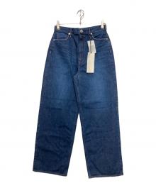 upper hights×IENA（アッパーハイツ×イエナ）の古着「別注THE GARNET ワイドストレートデニムパンツ」｜ブルー