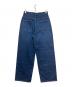upper hights (アッパーハイツ) IENA (イエナ) 別注THE GARNET ワイドストレートデニムパンツ ブルー サイズ:SIZE W26 未使用品：14000円