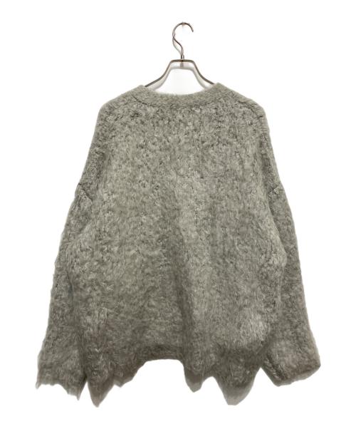 ELLIE（エリー）ELLIE (エリー) シャギーカーディガン グレー サイズ:Fの古着・服飾アイテム