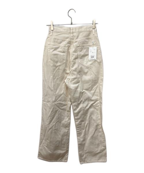 CLANE（クラネ）CLANE (クラネ) ラップデザインデニムパンツ アイボリー サイズ:1 未使用品の古着・服飾アイテム