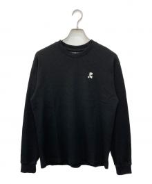 Rest&Recreation（レストアンドレクリエーション）の古着「OVERSIZED WAFFLE CREWNECK T-SHIRT」｜ブラック