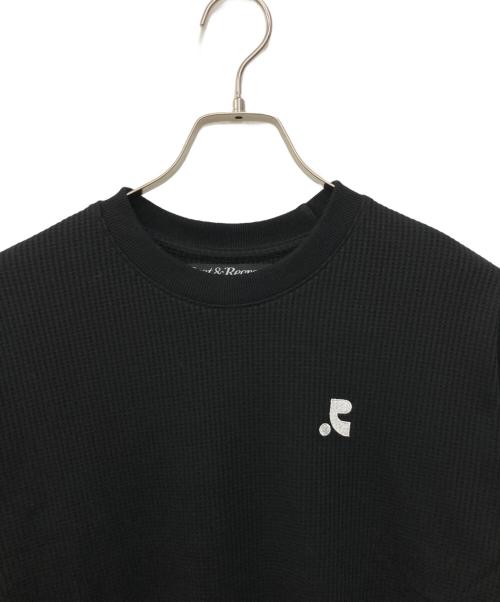 Rest&Recreation（レストアンドレクリエーション）Rest&Recreation (レストアンドレクリエーション) OVERSIZED WAFFLE CREWNECK T-SHIRT ブラック サイズ:FREEの古着・服飾アイテム