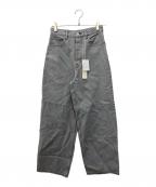 STUNNING LUREスタニングルアー）の古着「ワイドレッグデニムパンツ」｜グレー