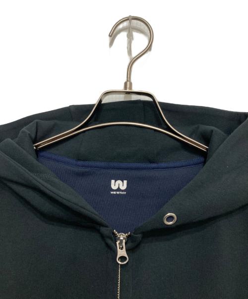 WE'RTHY（ワーシー）WE'RTHY (ワーシー) SUSTAINABLE SWEAT HOODIE ネイビー サイズ:Fの古着・服飾アイテム