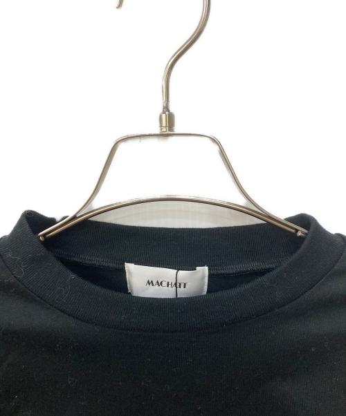 machatt（マチャット）machatt (マチャット) ボリュームスリーブカットソー ブラック サイズ:FREE 未使用品の古着・服飾アイテム