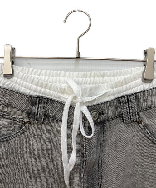 Bibiy.（ビビィ）Bibiy. (ビビィ) JULIET DOUBLE WAIST DENIM グレー サイズ:M 未使用品の古着・服飾アイテム