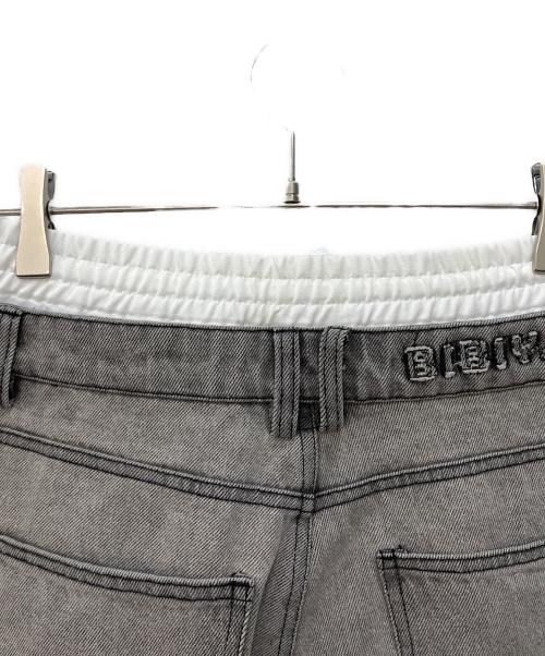 Bibiy.（ビビィ）Bibiy. (ビビィ) JULIET DOUBLE WAIST DENIM グレー サイズ:M 未使用品の古着・服飾アイテム