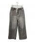 Bibiy.（ビビィ）の古着「JULIET DOUBLE WAIST DENIM」｜グレー