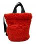 THE NORTH FACE (ザ ノース フェイス) FLEECE BUCKET BAG レッド 未使用品：5000円