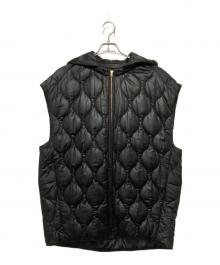 STUNNING LURE（スタニングルアー）の古着「フーディーキルトベスト」｜ブラック