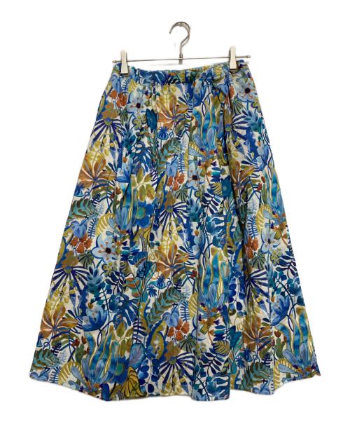 KAGURE（カグレ）KAGURE (カグレ) ボタニカルリバティプリントスカート マルチカラー サイズ:FREEの古着・服飾アイテム