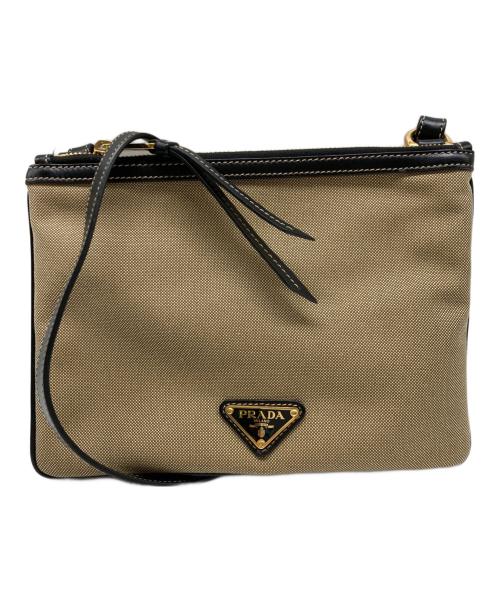 PRADA（プラダ）PRADA (プラダ) ショルダーバッグ ベージュの古着・服飾アイテム