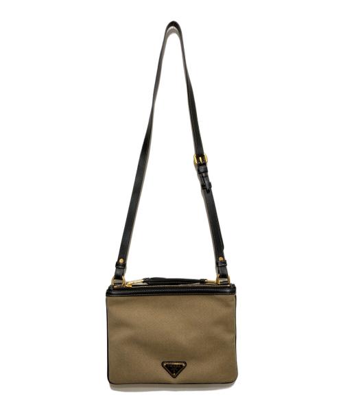 PRADA（プラダ）PRADA (プラダ) ショルダーバッグ ベージュの古着・服飾アイテム