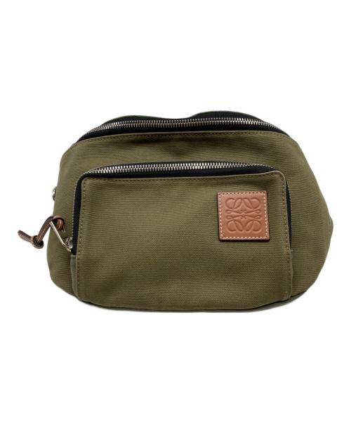 LOEWE（ロエベ）LOEWE (ロエベ) BUMBAG オリーブの古着・服飾アイテム