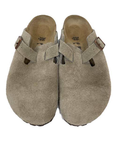 BIRKENSTOCK（ビルケンシュトック）BIRKENSTOCK (ビルケンシュトック) BOSTON BS ベージュ サイズ:36の古着・服飾アイテム