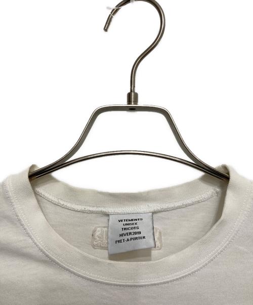 VETEMENTS（ヴェトモン）VETEMENTS (ヴェトモン) I AM THE LOW tシャツ ホワイト サイズ:Sの古着・服飾アイテム