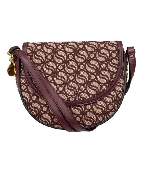 STELLA McCARTNEY（ステラマッカートニー）STELLA McCARTNEY (ステラマッカートニー) フレイムミディアムSウェーブフラップショルダーバッグ レッドの古着・服飾アイテム