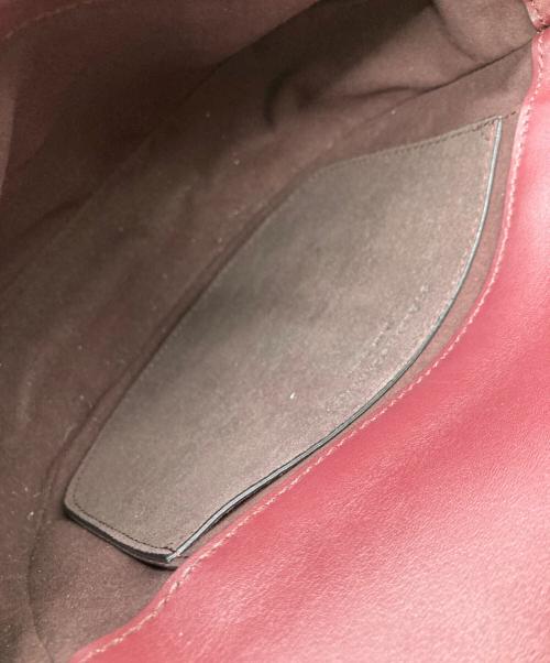 STELLA McCARTNEY（ステラマッカートニー）STELLA McCARTNEY (ステラマッカートニー) フレイムミディアムSウェーブフラップショルダーバッグ レッドの古着・服飾アイテム