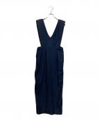 formeフォルメ）の古着「SHOULDERPADSDRESS」｜インディゴ
