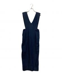 forme（フォルメ）の古着「SHOULDERPADSDRESS」｜インディゴ