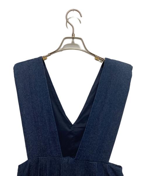 forme（フォルメ）forme (フォルメ) SHOULDERPADSDRESS インディゴ サイズ:1の古着・服飾アイテム