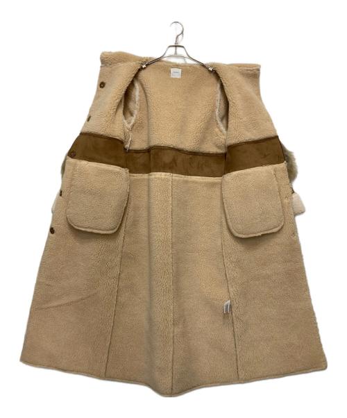 Ameri（アメリ）AMERI (アメリ) FUR DOCKING MOUTON COAT アイボリー サイズ:不明の古着・服飾アイテム