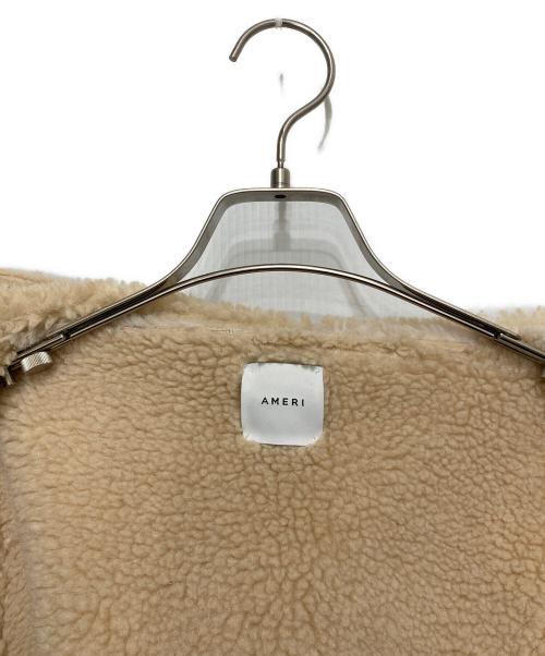 Ameri（アメリ）AMERI (アメリ) FUR DOCKING MOUTON COAT アイボリー サイズ:不明の古着・服飾アイテム