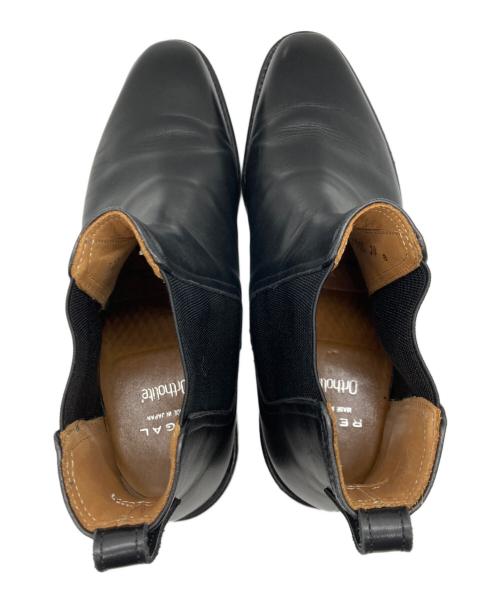 REGAL（リーガル）REGAL (リーガル) サイドゴアブーツ ブラック サイズ:24㎝の古着・服飾アイテム