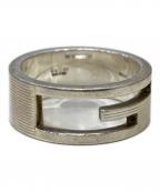 GUCCIグッチ）の古着「ブランデッドGリング」｜シルバー