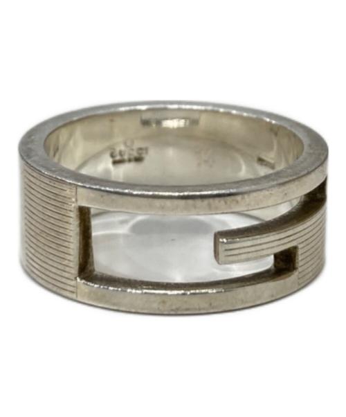 GUCCI（グッチ）GUCCI (グッチ) ブランデッドGリング シルバー サイズ:14号の古着・服飾アイテム