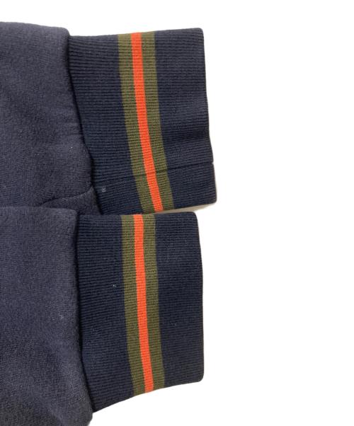 MONCLER（モンクレール）MONCLER (モンクレール) スウェット切替ダウンジャケット CARDIGAN ネイビー サイズ:Lの古着・服飾アイテム