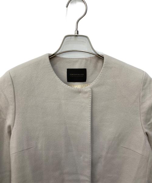 TOMORROW LAND collection（トゥモローランドコレクション）TOMORROW LAND collection (トゥモローランドコレクション) ピュアカシミヤカシミヤコート グレー サイズ:SIZE 36の古着・服飾アイテム