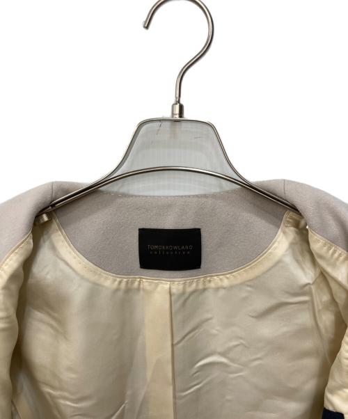 TOMORROW LAND collection（トゥモローランドコレクション）TOMORROW LAND collection (トゥモローランドコレクション) ピュアカシミヤカシミヤコート グレー サイズ:SIZE 36の古着・服飾アイテム