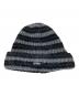 Supreme（シュプリーム）の古着「Loose stripe Beanie」｜グレー×ブラック