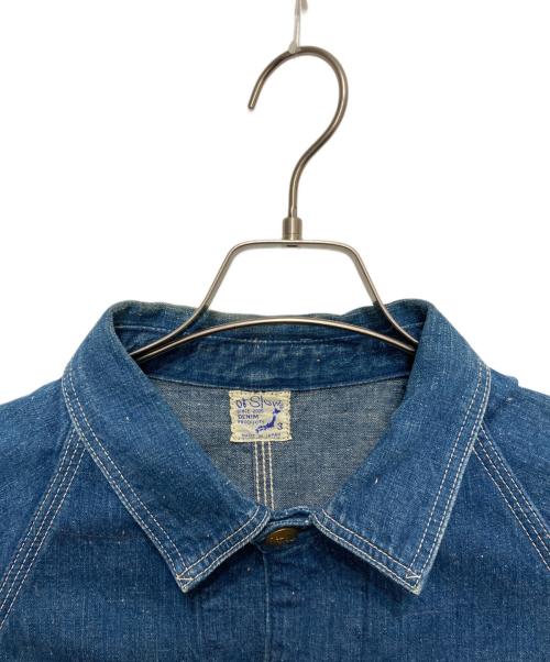 orSlow（オアスロウ）orSlow (オアスロウ) 1950 COVER ALL デニムカバーオール インディゴ サイズ:3の古着・服飾アイテム