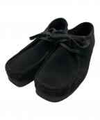 CLARKSクラークス）の古着「ワラビーブーツ」｜ブラック