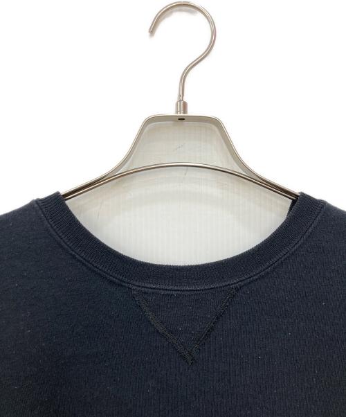 RUSSELL ATHLETIC（ラッセルアスレチック）RUSSELL ATHLETIC (ラッセルアスレチック) 前Vガゼットスウェット ブラック サイズ:XL・EG・TGの古着・服飾アイテム