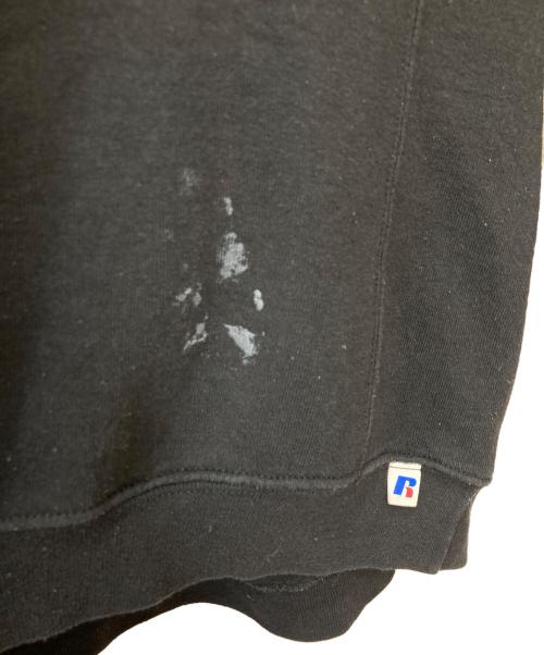 RUSSELL ATHLETIC（ラッセルアスレチック）RUSSELL ATHLETIC (ラッセルアスレチック) 前Vガゼットスウェット ブラック サイズ:XL・EG・TGの古着・服飾アイテム