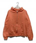 A BATHING APEア ベイシング エイプ）の古着「90’s 裏サーマルジップパーカー」｜ピンク