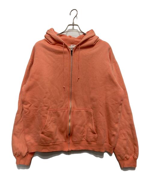 A BATHING APE（ア ベイシング エイプ）A BATHING APE (ア ベイシング エイプ) 90’s 裏サーマルジップパーカー ピンク サイズ:Lの古着・服飾アイテム