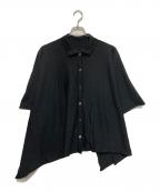 SOEJUソージュ）の古着「ニットポンチョ」｜グレー