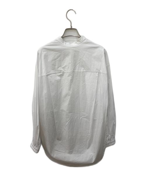 BEARDSLEY（ビアズリー）BEARDSLEY (ビアズリー) バンドカラーシャツ ホワイト サイズ:FREEの古着・服飾アイテム