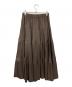BEARDSLEY (ビアズリー) プリーツティアードスカート ブラウン サイズ:2：12000円