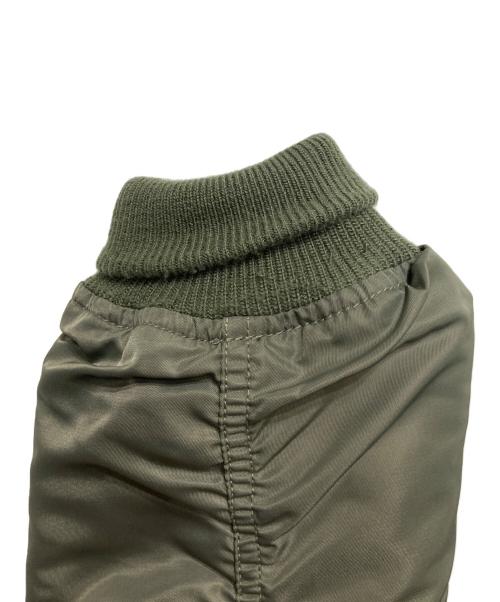HOUSTON（ヒューストン）HOUSTON (ヒューストン) MA-1 FLIGHT JACKET グリーン サイズ:Lの古着・服飾アイテム